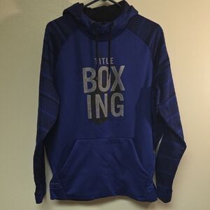 Nike Royal Blue Boxing Hoodie #180